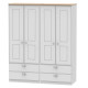 Verona 4 Door 4 Drawer Wardrobe