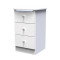 Lotus 3 Drawer Bedside