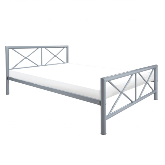 Burlington Silver Metal Bed Frame