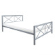 Burlington Silver Metal Bed Frame