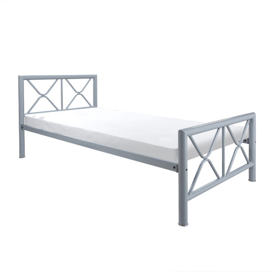 Burlington Silver Metal Bed Frame