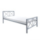 Burlington Silver Metal Bed Frame
