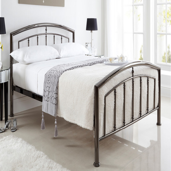 Dawson Black Metal Bed Frame