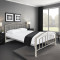 Dawson Chrome Metal Bed Frame