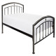 Dawson Black Metal Bed Frame
