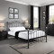 Elsa Black Nickel Bed Frame