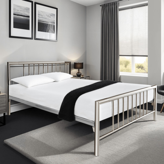 Fresno Chrome Bed Frame