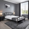 Houston Black Metal Bed Frame