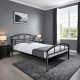 Houston Black Metal Bed Frame