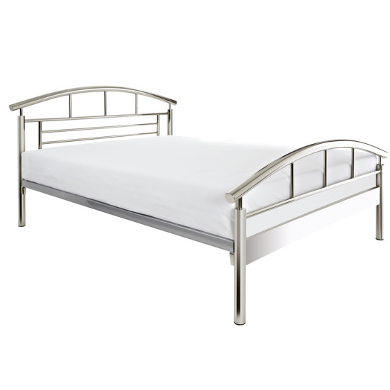 Houston Chrome Metal Bed Frame