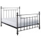 Jasper Silver Metal Bed Frame