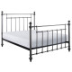 Jasper Silver Metal Bed Frame