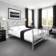 Newton Chrome Metal Bed Frame