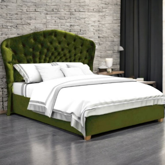 Peacock Fabric Bedframe
