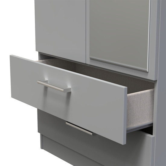 Destiny 2 Drawer Mirrored Wardrobe