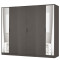 Erin Tall 6 Door Mirrored Wardrobe