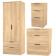 Erin 3 Piece Drawer Bedroom Set
