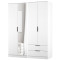 Erin Tall 4 Door 2 Drawer Mirror Wardrobe