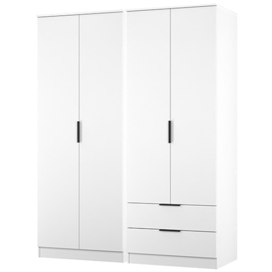 Erin Tall 4 Door 2 Drawer Wardrobe