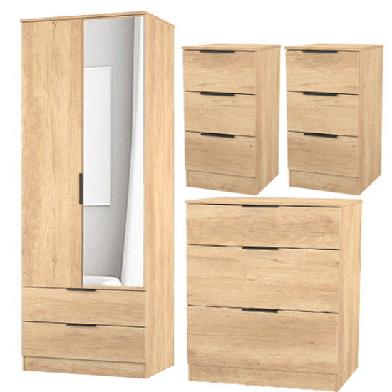 Erin 4 Piece Drawer Bedroom Set