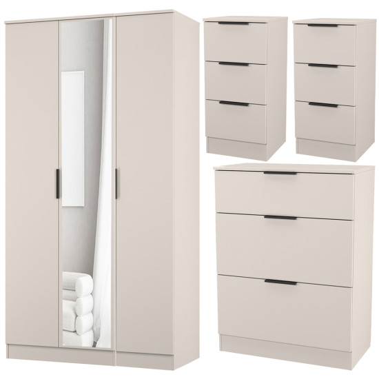 Erin 4 Piece Bedroom Set - Large