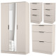 Erin 4 Piece Bedroom Set - Large