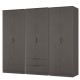 Erin Tall 6 Door 2 Drawer Wardrobe