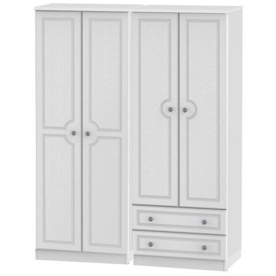 Liberty 4 Door 2 Drawer Wardrobe