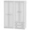 Liberty 4 Door 2 Drawer Wardrobe
