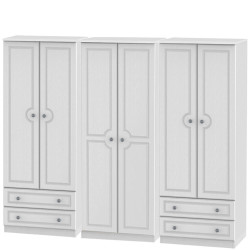 Liberty 6 Door 4 Drawer Wardrobe