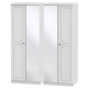 Liberty 4 Door Mirrored Wardrobe