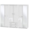 Liberty 6 Door 2 Drawer Mirrored Wardrobe