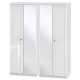 Liberty 4 Door Mirrored Wardrobe