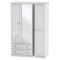 Liberty 3 Door 2 Drawer Mirrored Wardrobe
