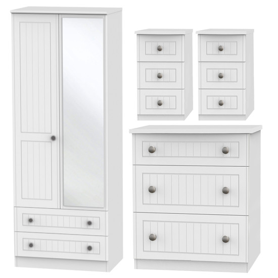 Miami 4 Piece Drawer Bedroom Set