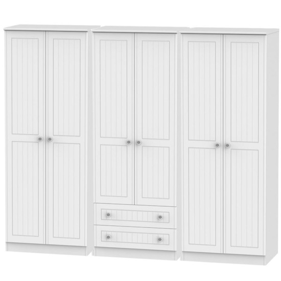 Miami 6 Door 2 Drawer Wardrobe