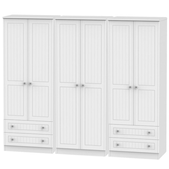 Miami 6 Door 4 Drawer Wardrobe