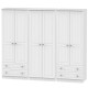 Miami 6 Door 4 Drawer Wardrobe