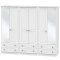 Miami 6 Door 6 Drawer Mirrored Wardrobe