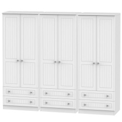 Miami 6 Door 6 Drawer Wardrobe