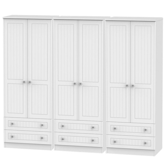 Miami 6 Door 6 Drawer Wardrobe