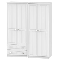 Miami 4 Door 2 Drawer Wardrobe