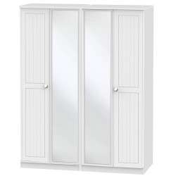 Miami 4 Door Mirrored Wardrobe