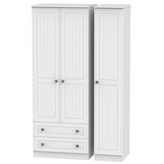 Miami 4 Piece Drawer Bedroom Set - Large