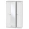 Miami 3 Door Mirrored Wardrobe