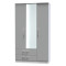 Mono 3 Door 2 Drawer Mirrored Wardrobe