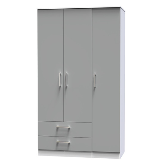 Mono 3 Door 2 Drawer Wardrobe