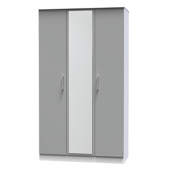 Mono 3 Door Mirrored Wardrobe