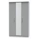 Mono 3 Door Mirrored Wardrobe