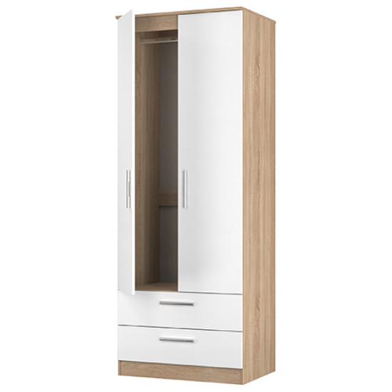 Mono 2 Drawer Wardrobe